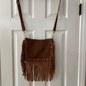 Leather Fringe Purse